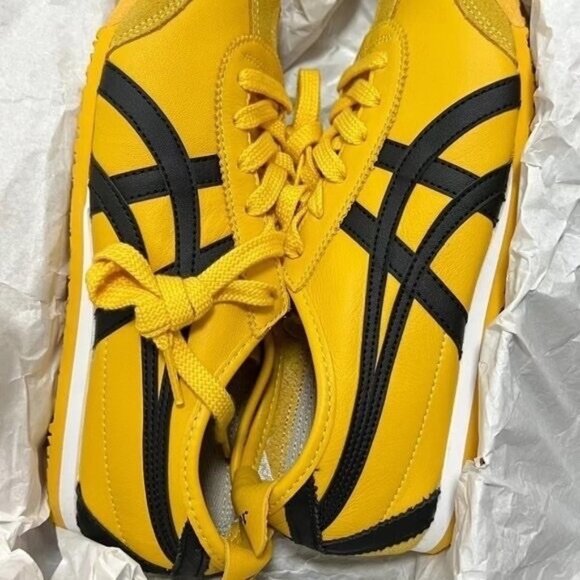 Onitsuka Tiger Mexico 66 SD Sneakers Yellow Black - Picture 3 of 6